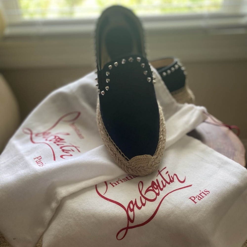 Louboutin Espaboat Espadrilles - Blue - Picture 2 of 10